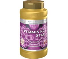 VITAMIN K2 STAR - pre podporu krvnej zrážanlivosti a stavbu zdravých kostí, Starlife 120 tob