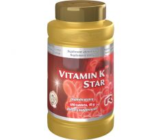 VITAMIN K STAR - pre podporu krvnej zrážanlivosti a stavbu zdravých kostí, Starlife 120 tabl