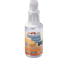 VITAMIN D3 CHERRY STAR - pre zvýšenie obranyschopnosti organizmu a udržanie normálneho stavu kostí a svalov, Starlife 500 ml