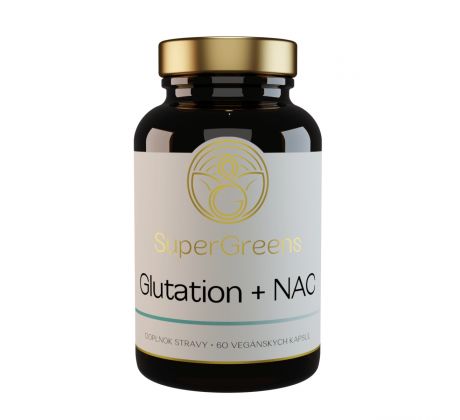 Glutation + NAC Silná antioxidačná ochrana a účinná detoxikácia 60 kaps