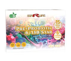 PRE+PROBIOTIC 6/15B STAR - prevencia pre vytvorenie (udržanie) zdravého mikrobiómu, Starlife 60 kapsúl