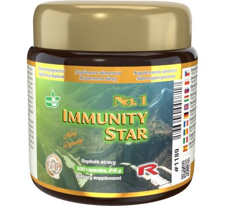 IMMUNITY STAR - pre podporu Vášho imunitného systému, Starlife 300 kapsúl