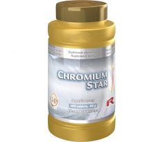 CHROMIUM STAR - pre optimálnu hladinu krvného cukru a pre zníženie hladiny cholesterolu, Starlife 120 tabl