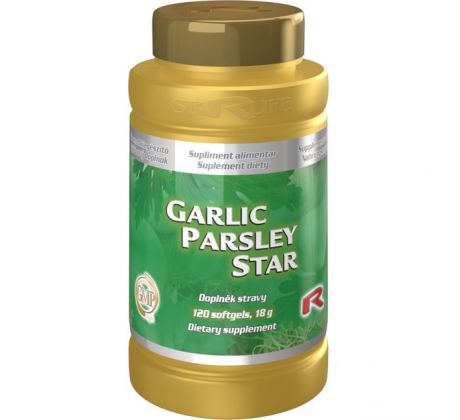 GARLIC PARSLEY STAR - kombinácia cesnaku a petržlenu pre podporu činnosti kardiovaskulárneho systému, Starlife 120 tob