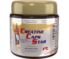 CREATINE CAPS STAR - Kreatín zvyšuje fyzickú výkonnosť, slúži ako rýchly a efektívny zdroj energie. Starlife 300 kapsúl