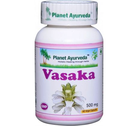 Vasaka, dýchací systém, kašeľ, astma, zmiernenie krvácania, 60 kapsúl 50 % zľava