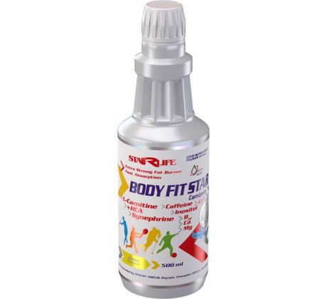 BODY FIT STAR Extra silný tekutý „spaľovač tukov a zároveň stimulant“ s trojitým efektom, Starlife 500 ml
